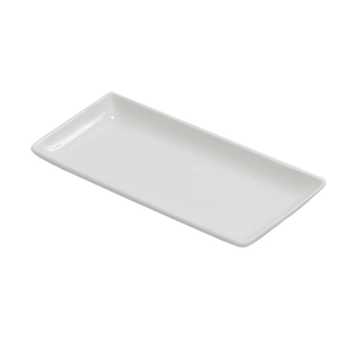 Fresh White Porcelain Rectangular Plate - BESPOKE77