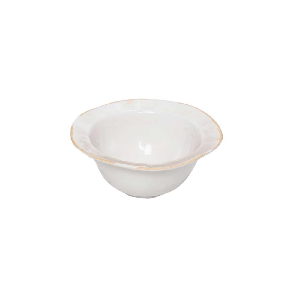 Off White Wonky Stoneware 18cm Soup Bowl - BESPOKE77