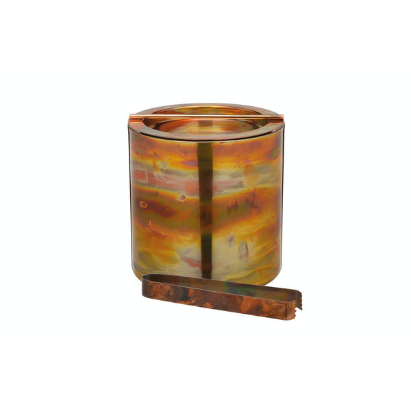 Stainless Steel Iridescent Copper-Coloured Ice Bucket With Lid 1.5Ltr - BESPOKE77