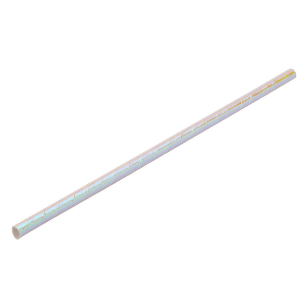 Paper Pearlescent Straw 8" (20cm) - BESPOKE77