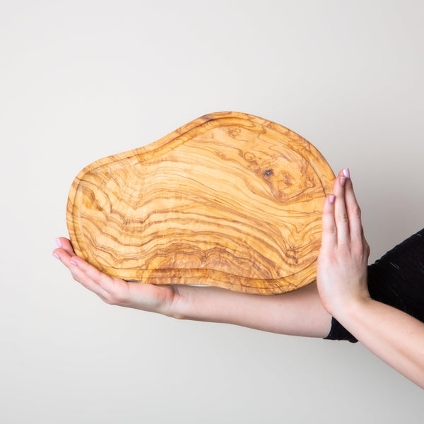 Olive Wood Carving Board with Groove 35cm - BESPOKE77