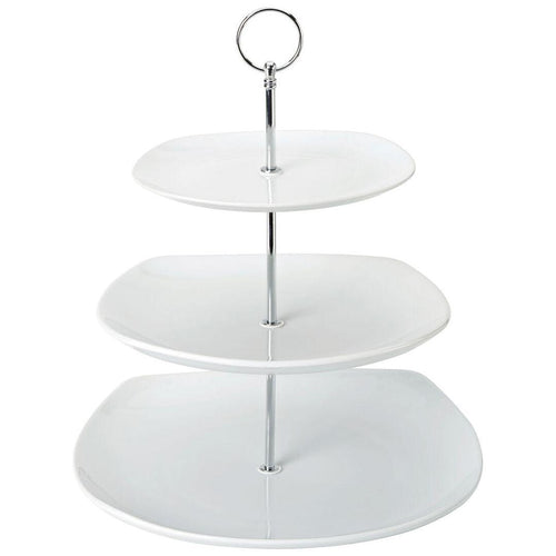 Titan Square 3 Tiered Plate 7.75" 9.75" 11.5" - BESPOKE77