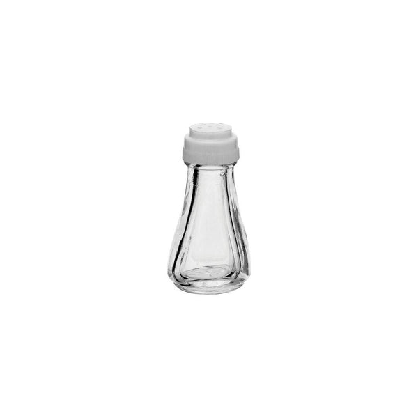 Glass Salt & Pepper Pot With White Plastic Top - BESPOKE77