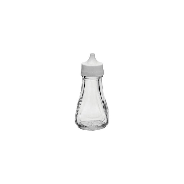 Glass Salt & Pepper Pot With White Plastic Top - BESPOKE77