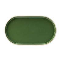 Forma Forest Green Porcelain Platter 31 x 17.5cm - BESPOKE77