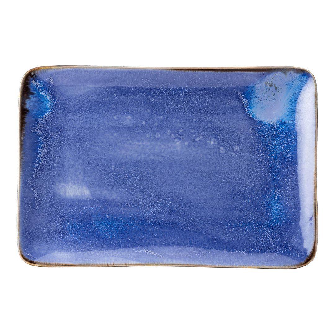 Murra Pacific Blue Porcelain Rectangular Platters - BESPOKE77