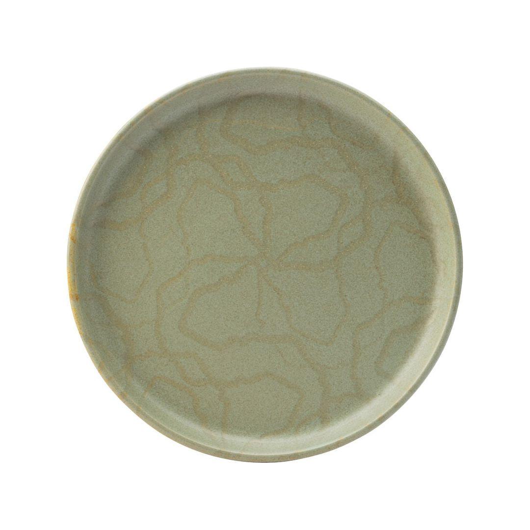 Maze Natural Kale Patterned Glaze Porcelain Tableware - BESPOKE77