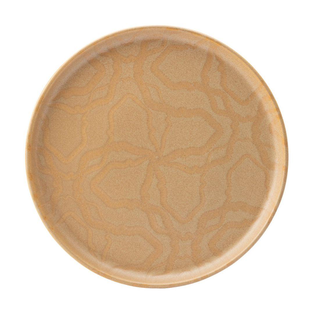 Maze Natural Flax Patterned Glaze Porcelain Tableware - BESPOKE77
