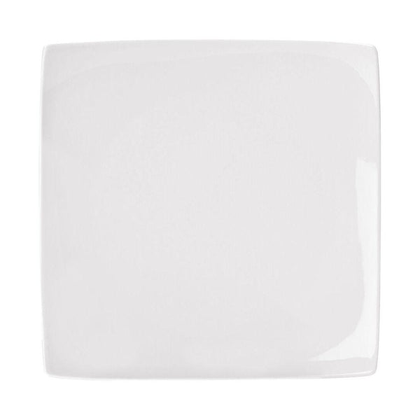 Pure White Porcelain Square Plate 10.75" (27.5cm) - BESPOKE77
