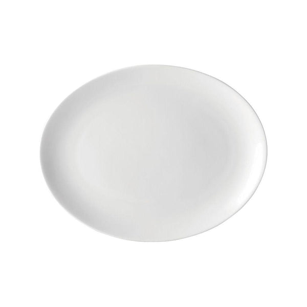 Pure White Porcelain Oval Plates - BESPOKE77
