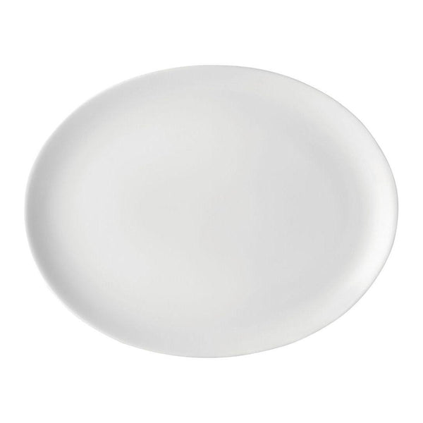 Pure White Porcelain Oval Plates - BESPOKE77