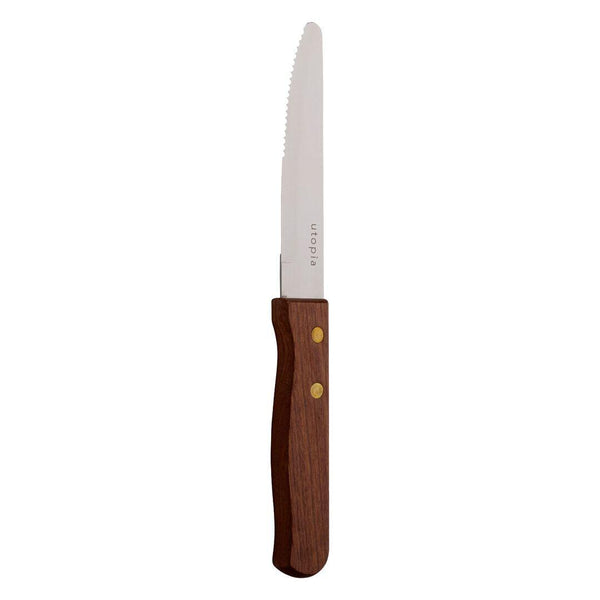 Large Wooden Handle Steak Knife - BESPOKE77