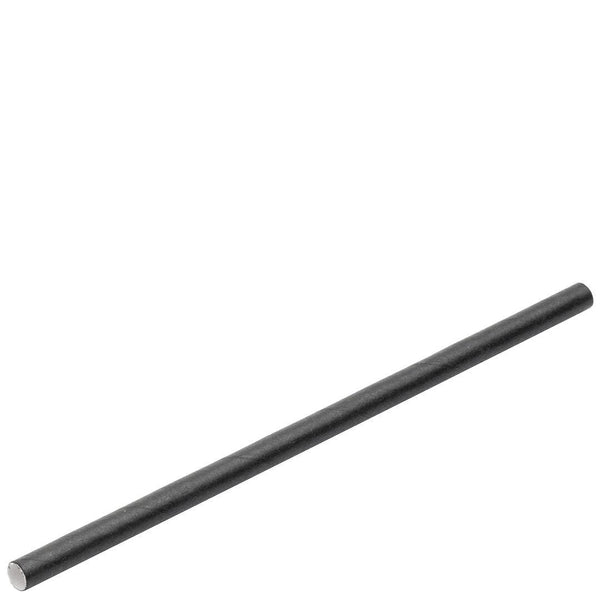 Paper Black Cocktail Straw 5.5" (14cm) 5mm Bore - BESPOKE77