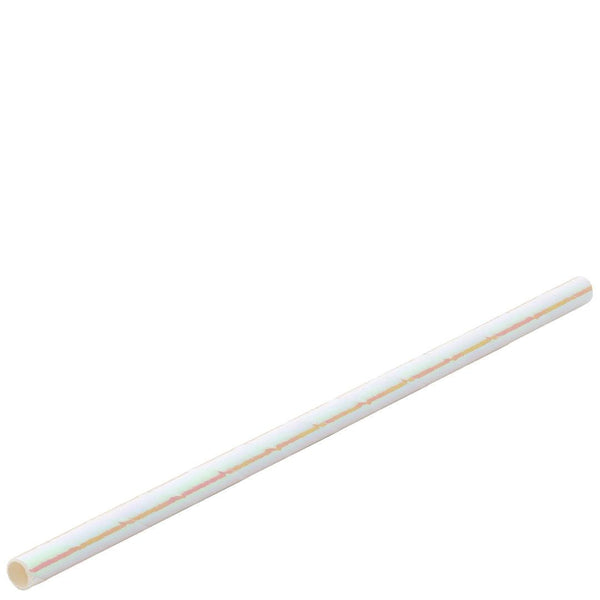 Paper Pearlescent Cocktail Straw 5.5" (14cm) 5mm - BESPOKE77