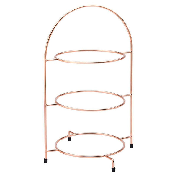 Copper 3 Tier Plate Stand - BESPOKE77