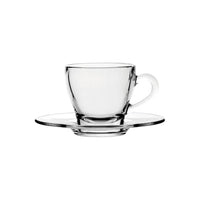 Ischia Glass Coffee Cups and Saucers - BESPOKE77