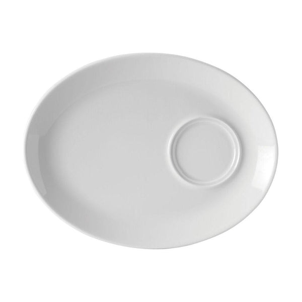 Titan Porcelain Oval Gourmet Plate 11" (28cm) - BESPOKE77