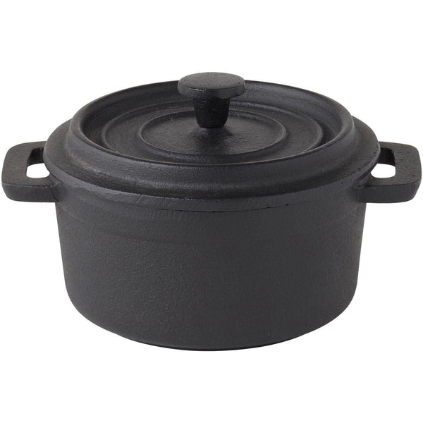 Cast Iron Round Black Casserole Dishes - BESPOKE77