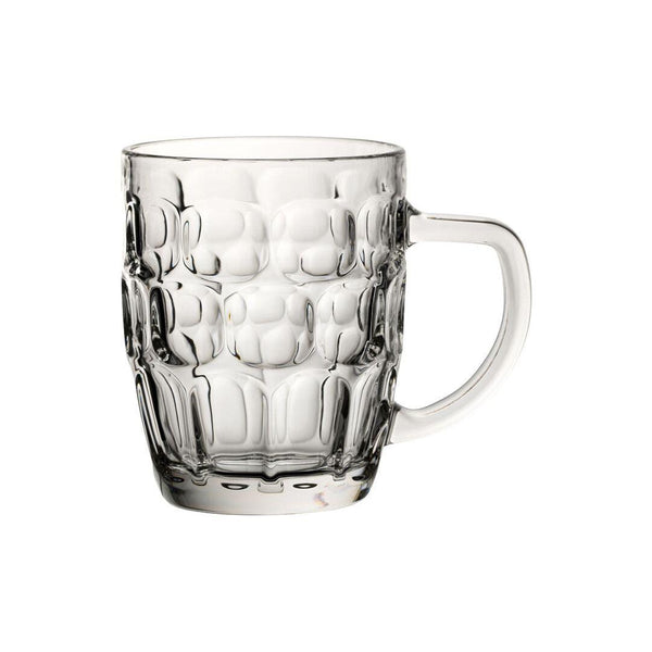 Dimple Traditional Glass Beer Tankards - BESPOKE77