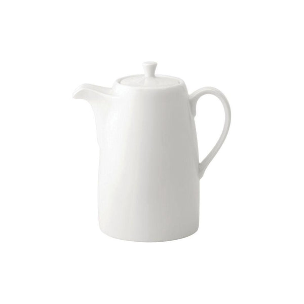 Anton Black Fine China White Coffee Pot - BESPOKE77