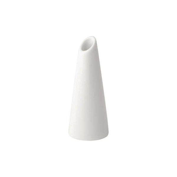 Anton Black Fine China Elements White Bud Vase - BESPOKE77