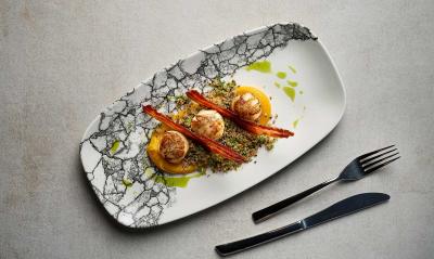 Churchill Super Vitrified Studio Prints Kintsugi Accents