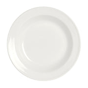 Utopia | Tableware | Simplicity White Rimmed Soup Plate 23cm 44cl (9" 15 1/2oz) | Bespoke77