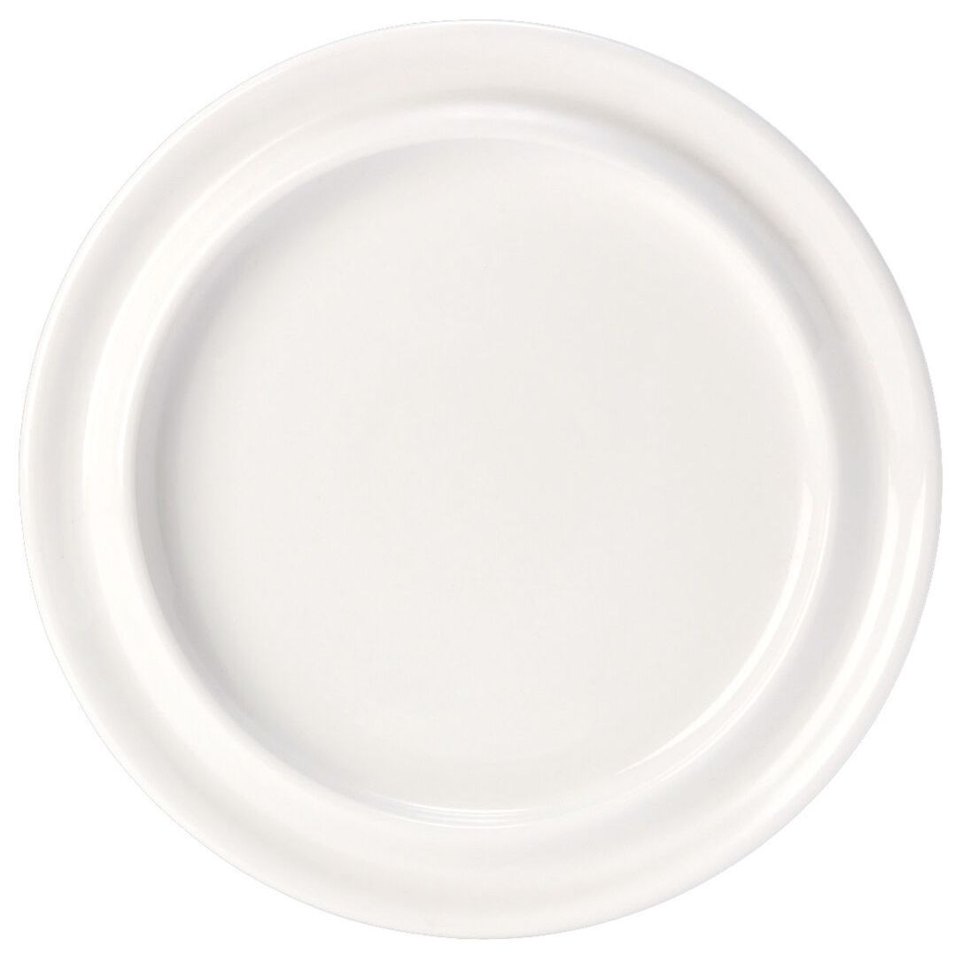Utopia | Tableware | Simplicity White Plate 26cm (10 1/4") | Bespoke77