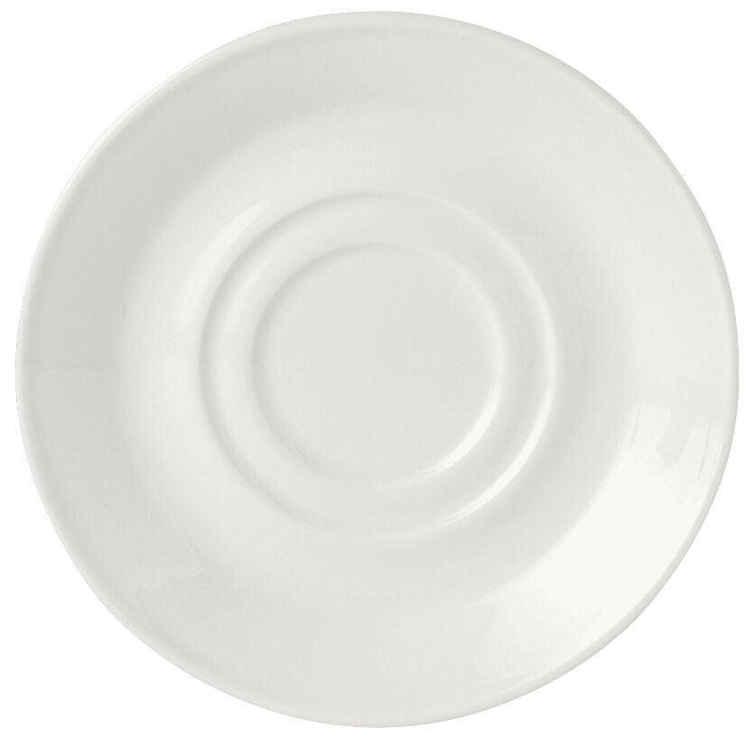 Utopia | Tableware | Simplicity White D/W Saucer 14.5cm (5 3/4") | Bespoke77
