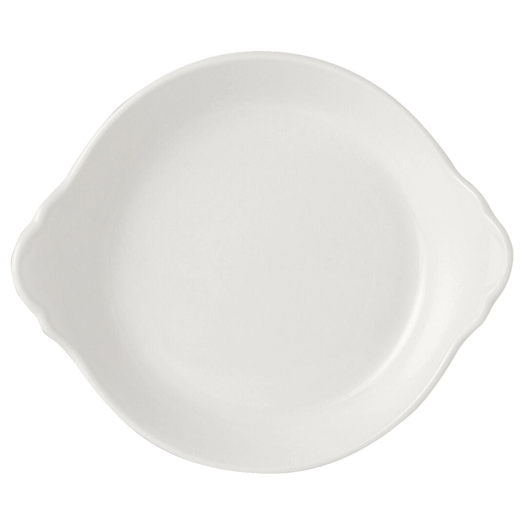Utopia | Tableware | Simplicity White Round Eared Scallop Dish 14.5cm (5 3/4") | Bespoke77