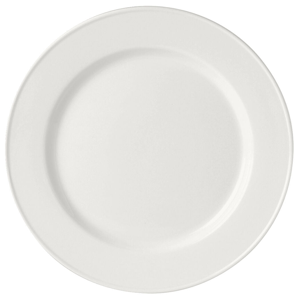 Utopia | Tableware | Simplicity White Slimline Plate 25.5cm (10") | Bespoke77