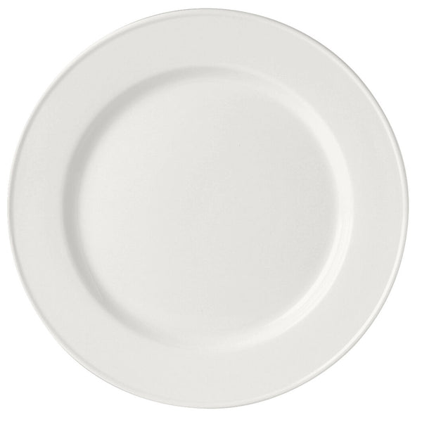 Utopia | Tableware | Simplicity White Slimline Plate 23cm (9") | Bespoke77