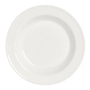 Utopia | Tableware | Simplicity White Slimline Soup Plate 21.5cm 39.75cl (8 1/2" 14oz) | Bespoke77