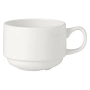 Utopia | Tableware | Simplicity White Slimline Stacking Cup 10cl (3 1/2oz) | Bespoke77