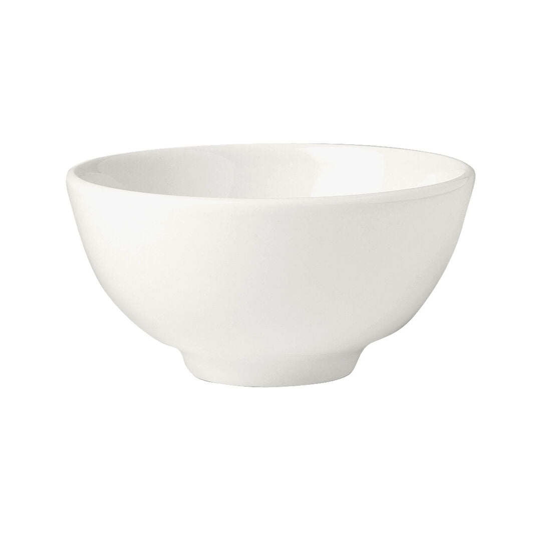 Utopia | Tableware | Simplicity White Bowl 12.75cm 52.50cl (5" 18 1/2oz) | Bespoke77