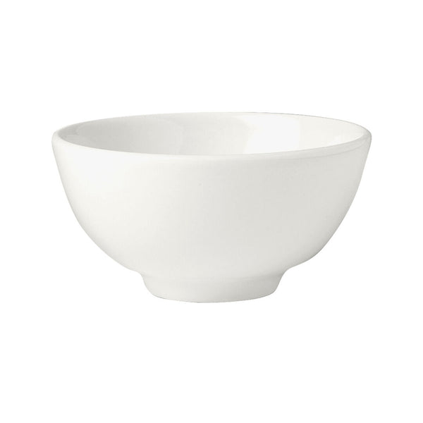 Utopia | Tableware | Simplicity White Bowl 12.75cm 52.50cl (5" 18 1/2oz) | Bespoke77