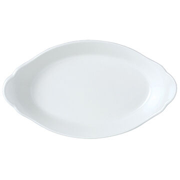 Utopia | Tableware | Simplicity White Oval No1 Eared Dish 20 x 11cm (7 7/8 x 4 3/8") | Bespoke77