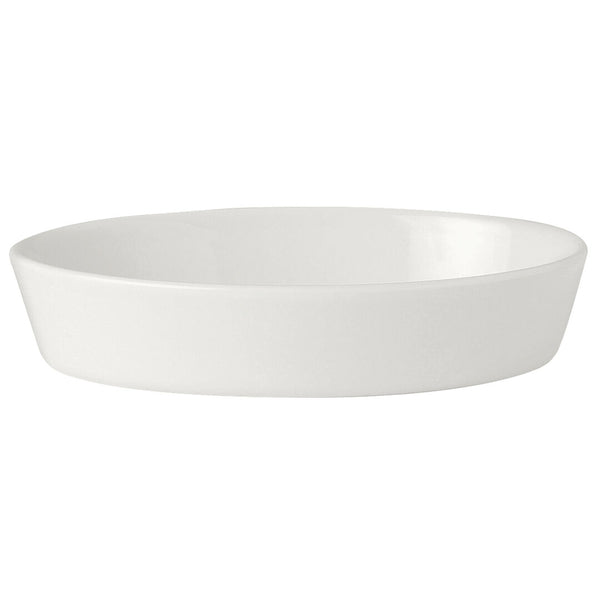 Utopia | Tableware | Simplicity White Oval Sole Dish 21.5 x 14cm (8 1/2 x 5 1/2") | Bespoke77