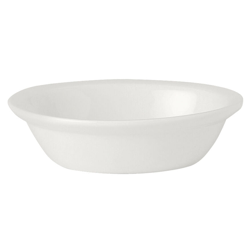 Utopia | Tableware | Simplicity White Lipped Oval Baker 16cm (6 1/4") | Bespoke77