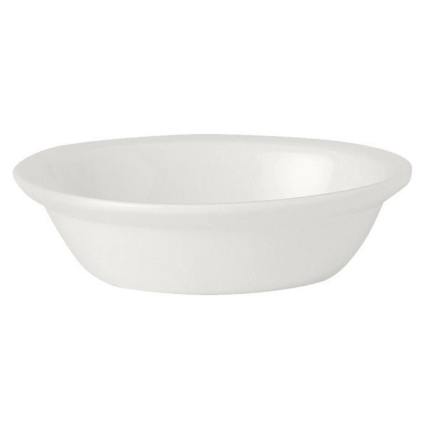 Utopia | Tableware | Simplicity White Lipped Oval Baker 16cm (6 1/4") | Bespoke77