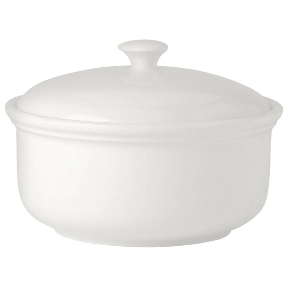 Utopia | Tableware | Simplicity White Casserole 200cl (70 1/2oz) | Bespoke77