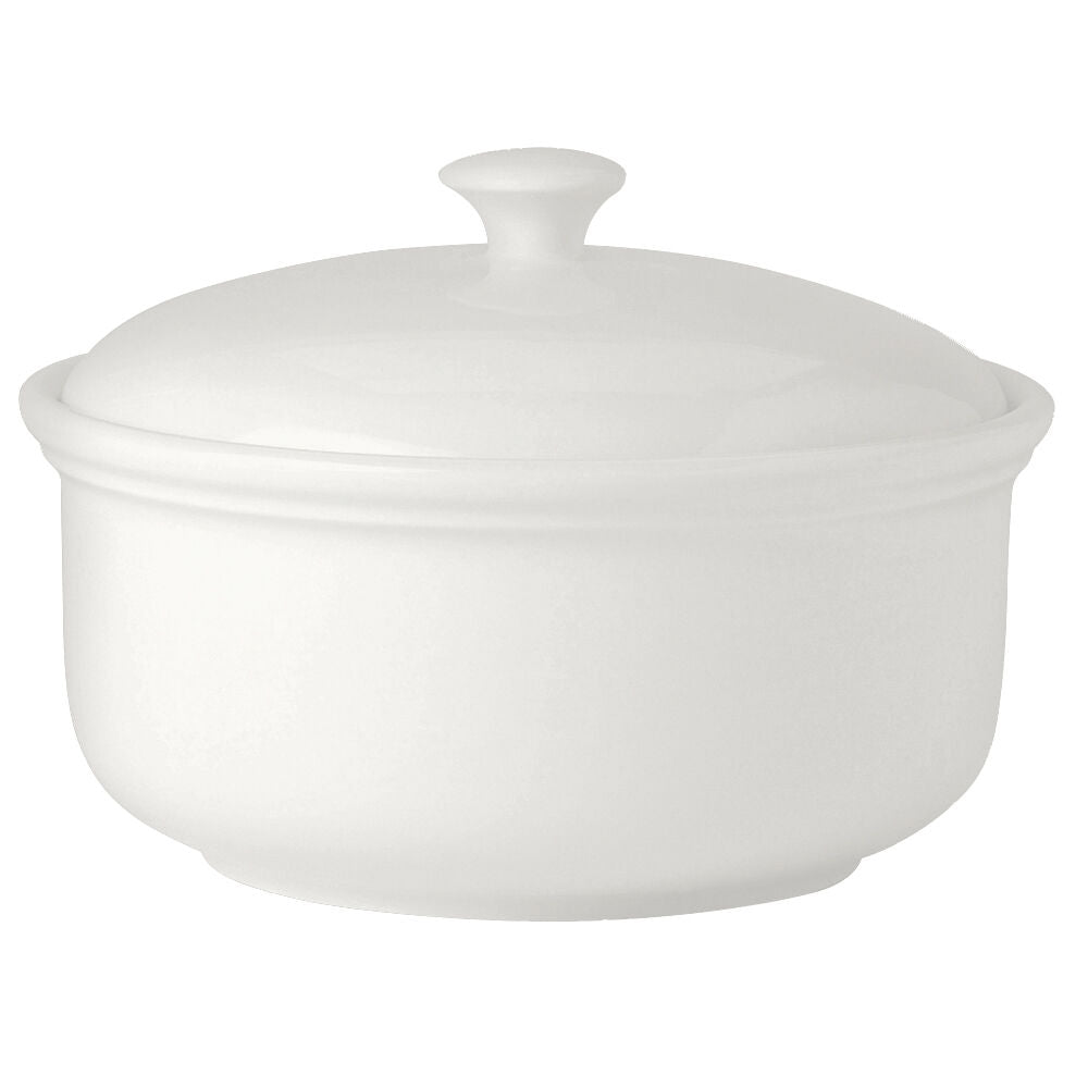 Utopia | Tableware | Simplicity White Casserole 300cl (105 1/4oz) | Bespoke77