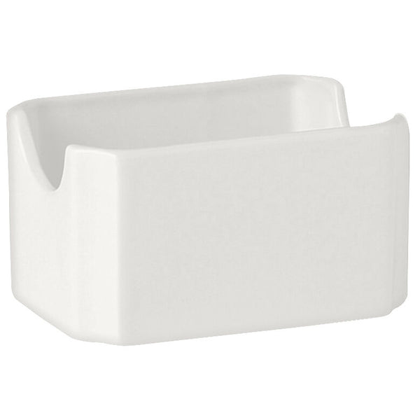 Utopia | Tableware | Simplicity White Sugar Packet Container 10 x 7cm 17.8cl (4 x 2 3/4" 6 1/4oz) | Bespoke77