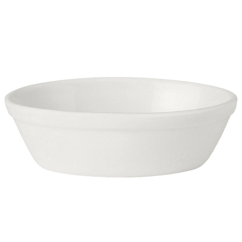 Utopia | Tableware | Simplicity White Oval Baker 16cm 37cl (6 1/4" 13oz) | Bespoke77