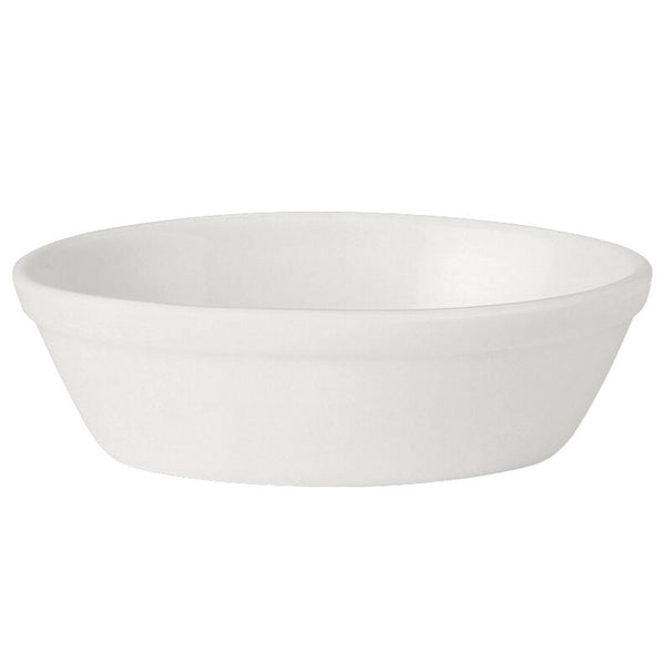 Utopia | Tableware | Simplicity White Oval Baker 16cm 37cl (6 1/4" 13oz) | Bespoke77