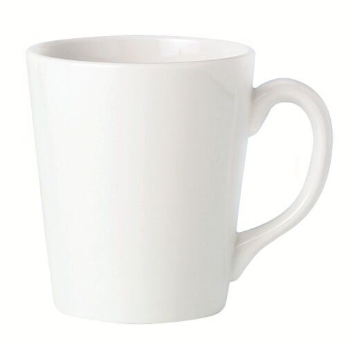 Utopia | Tableware | Simplicity White Coffeehouse Mug 34cl (12oz) | Bespoke77