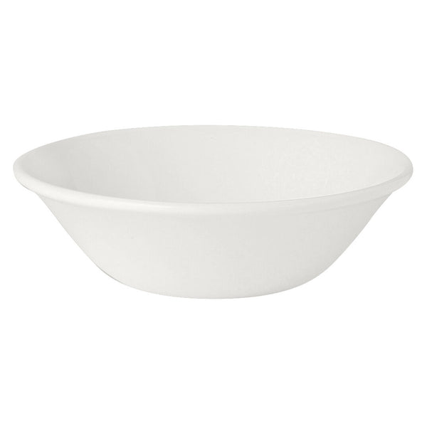 Utopia | Tableware | Simplicity White Oatmeal Bowl 14cm 31.25cl (5 1/2" 11oz) | Bespoke77