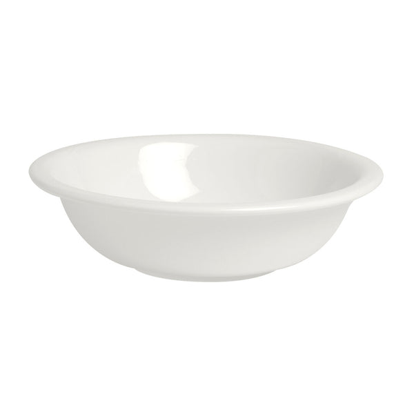 Utopia | Tableware | Simplicity White Salad Bowl 23cm 116.5cl (9" 41oz) | Bespoke77