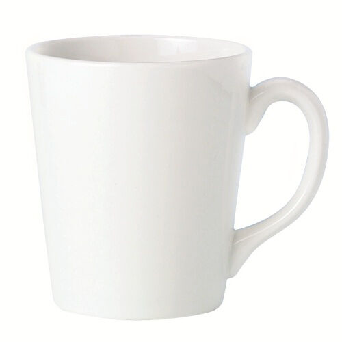 Utopia | Tableware | Simplicity White Coffeehouse Mug 26.25cl (9 1/4oz) | Bespoke77
