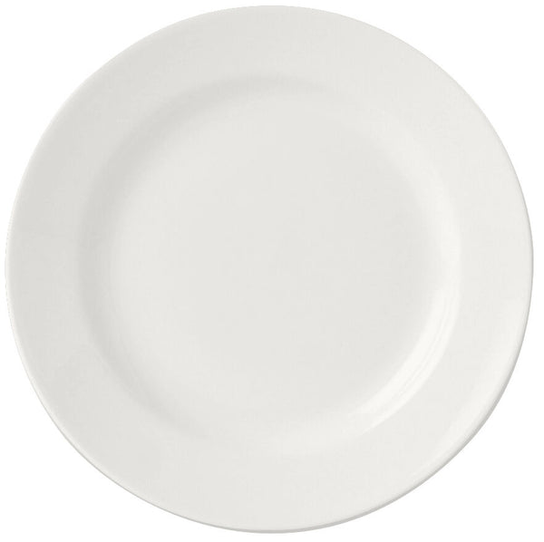 Utopia | Tableware | Simplicity White Harmony Plate 32cm (12 1/2") | Bespoke77